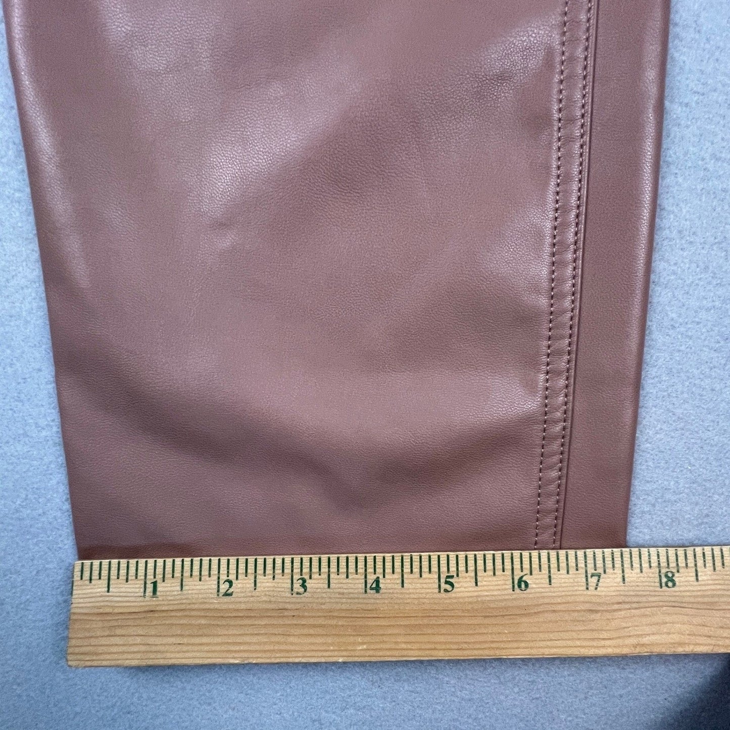 Abercrombie & Fitch Faux Leather Pants Womens 27/4 Pink 90s Straight High Rise
