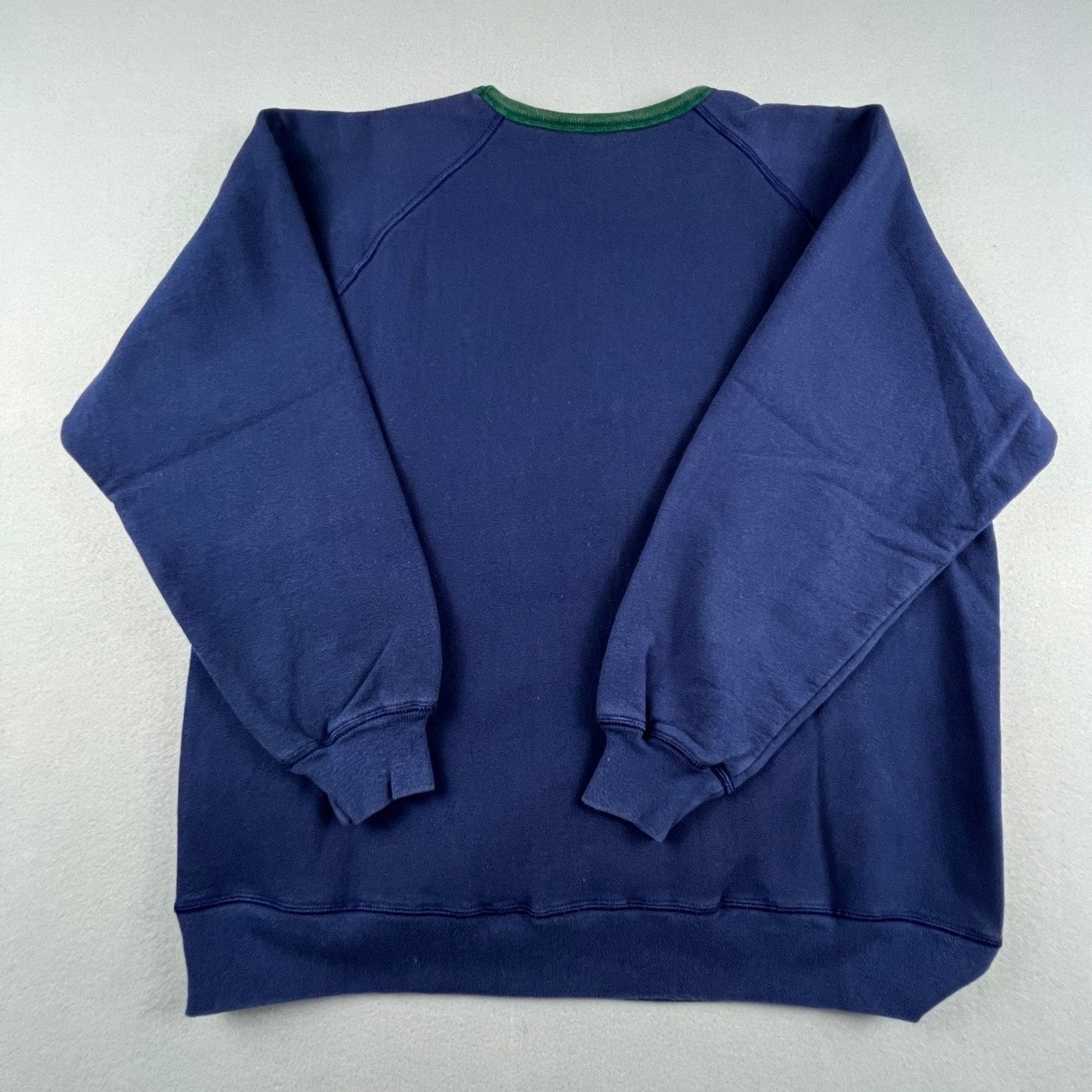 VTG Fairway Sport Sweatshirt Large Ringer Crew Neck Golf Pullover Streetwear