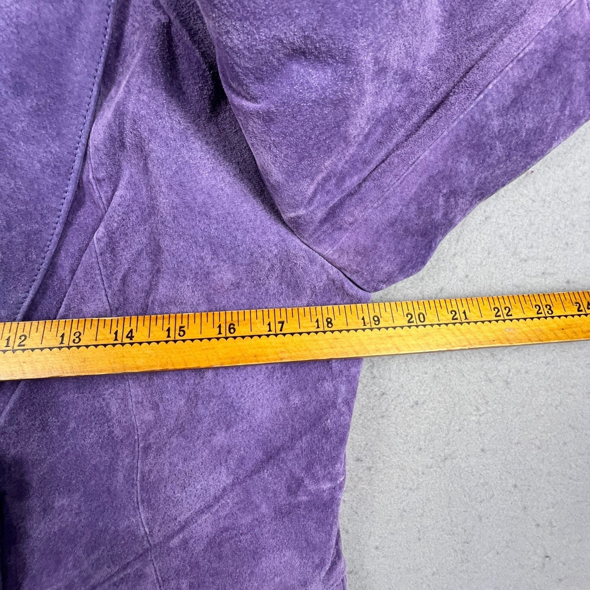 Tower Hill Collection Suede Blazer Women 12 Purple Genuine Leather Vintage Coat