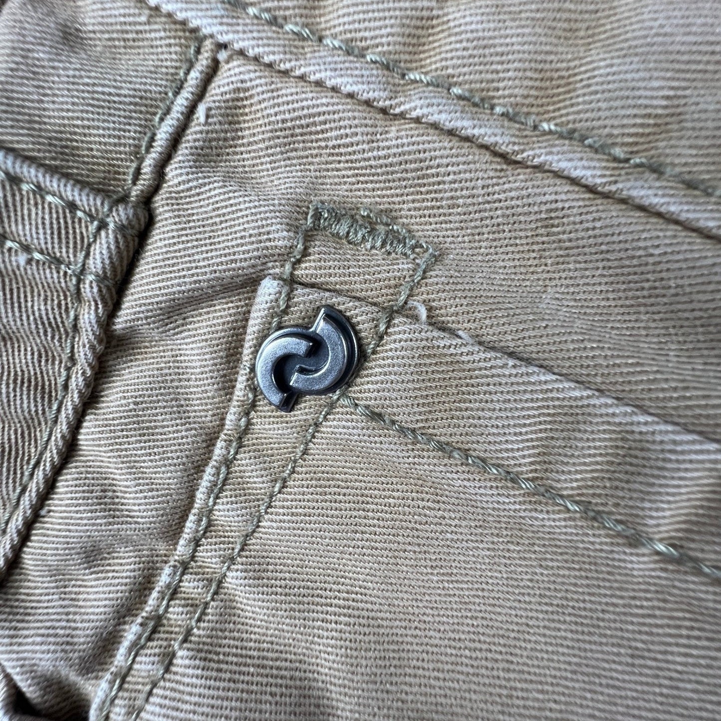 Denizen Levi's 288 Taper Fit Pants Mens 34x29 Tan Khaki Chino Casual Workwear