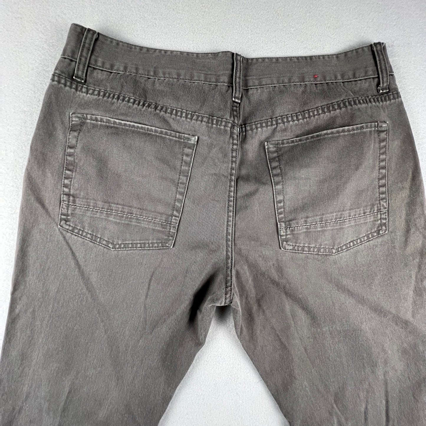 Mossimo Supply Co Pants Mens 36x32 Gray Straight Leg Cotton Casual Workwear