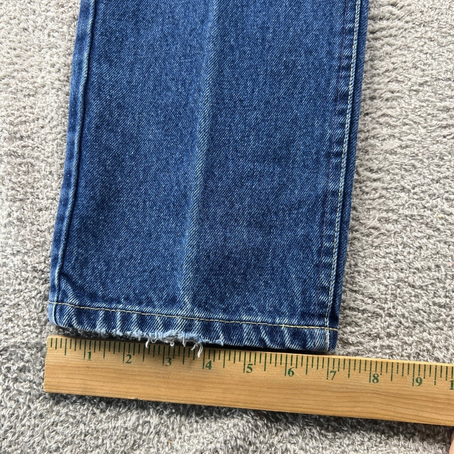 Vintage Lee Riders Jeans Womens 28 Blue High Waisted Straight Leg Denim