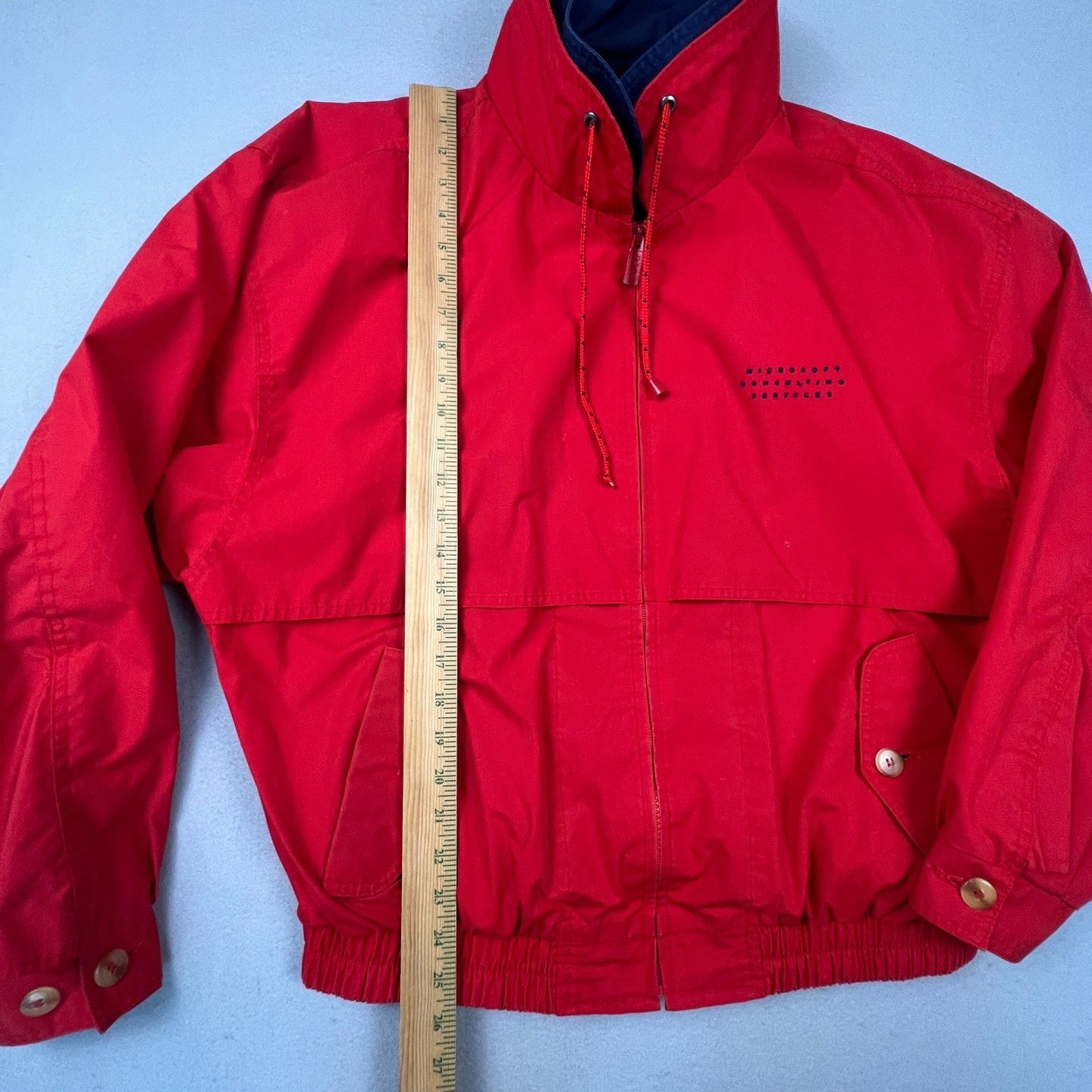 VTG 90s Gear For Sports Windbreaker Jacket Mens Large Red Microsoft Consulting