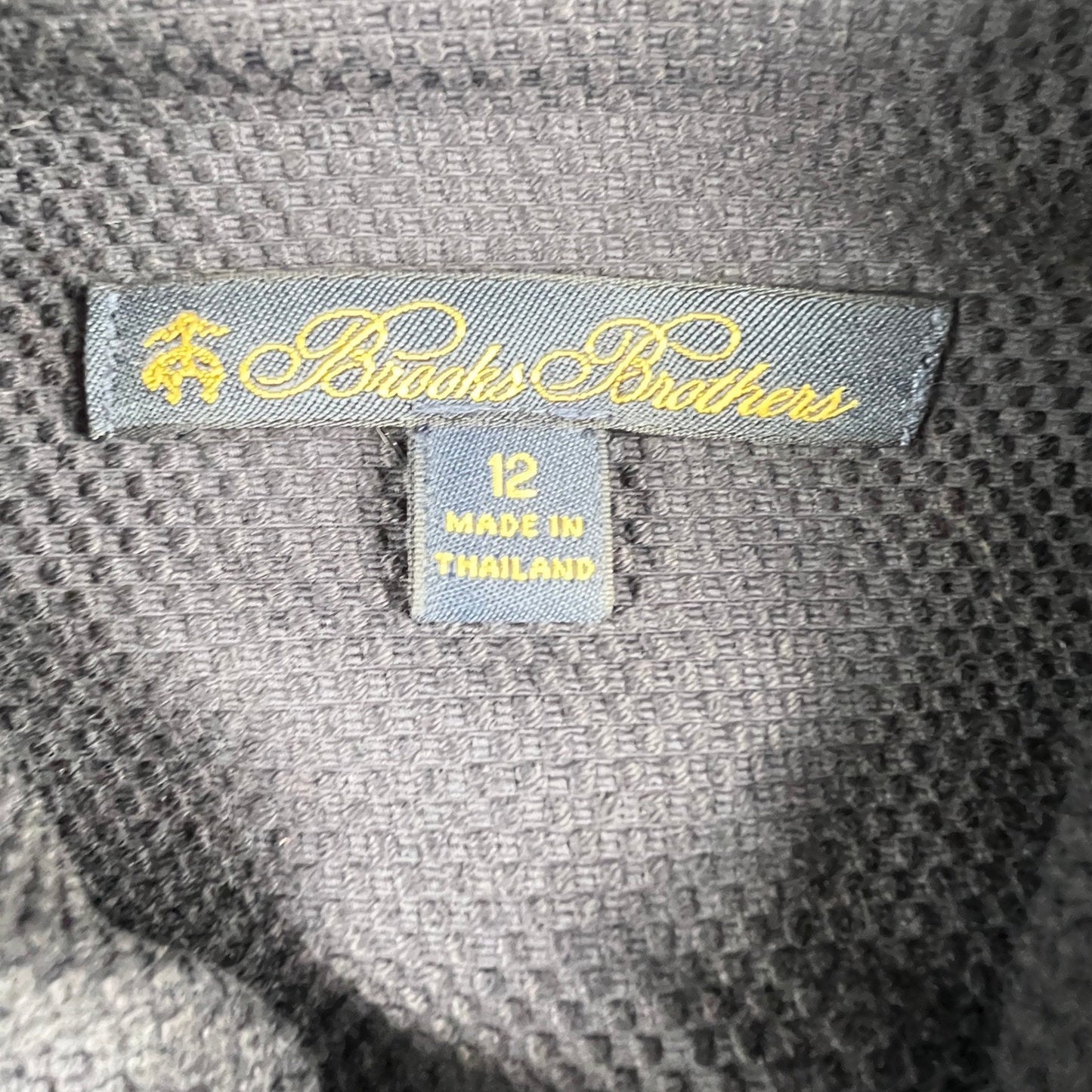 Brooks Brothers Cotton Jacket 12 Honeycomb Piqué Career Classic Chic Preppy