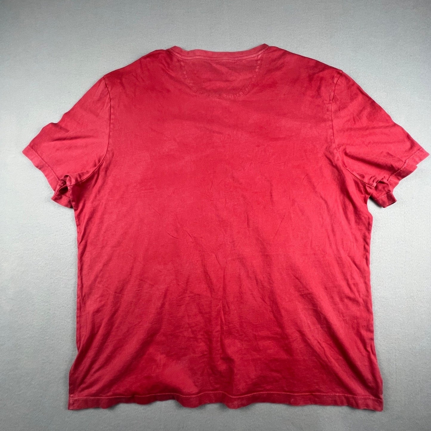 NWT UNTUCKit Henley Shirt Mens XXL Red Baxter Garment Dyed Pima Cotton Casual