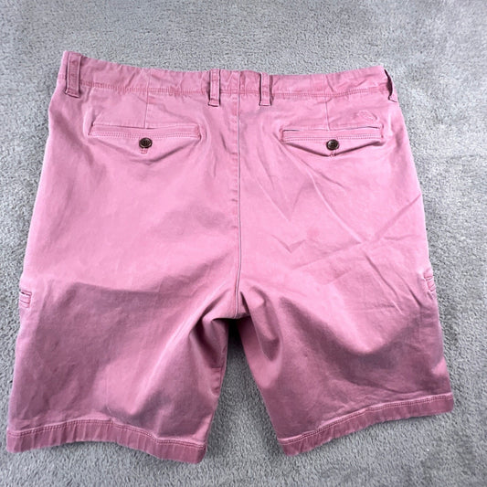 Tommy Bahama Boracay Shorts Mens 36 Pink Cotton Tencel Stretch Island Summer