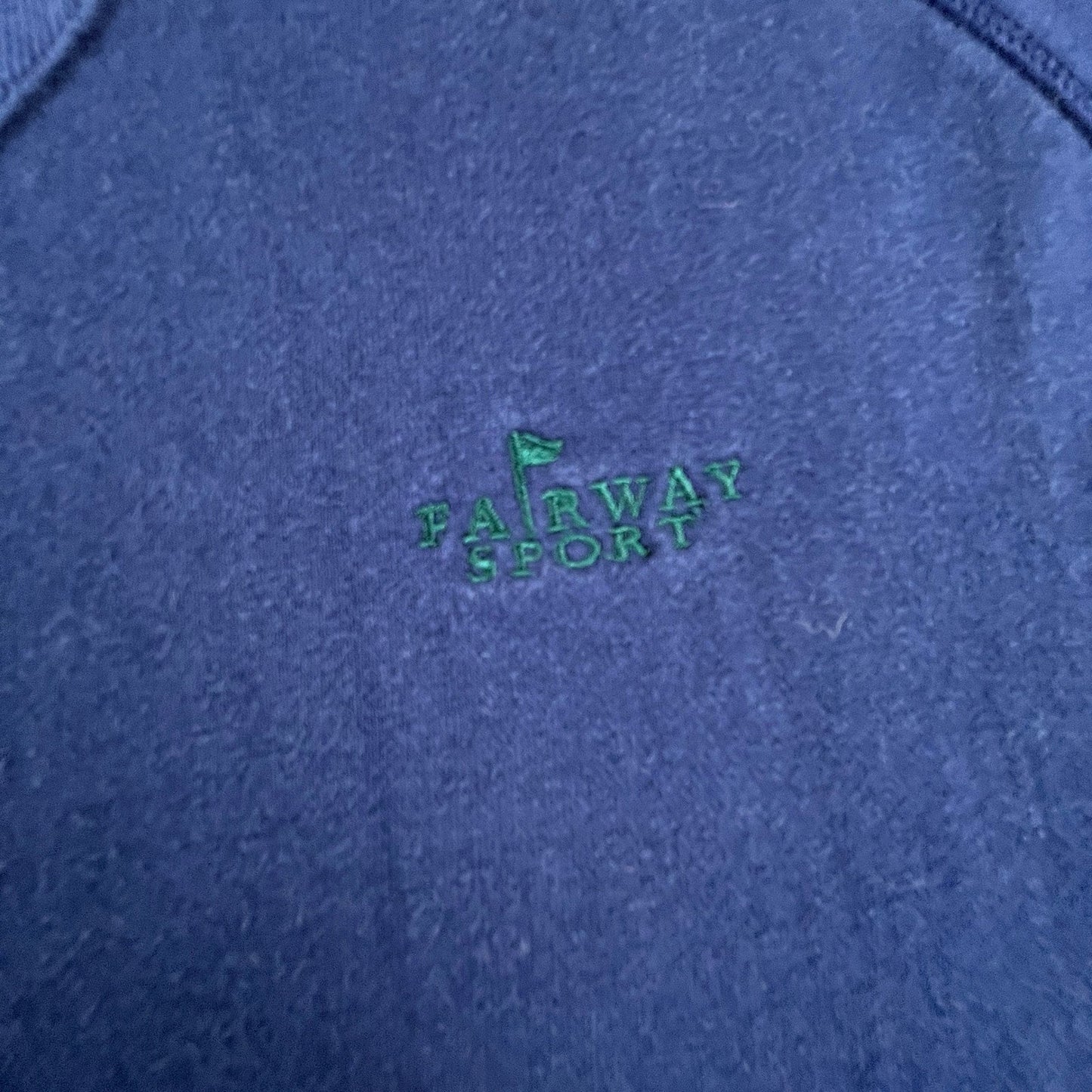 VTG Fairway Sport Sweatshirt Large Ringer Crew Neck Golf Pullover Streetwear
