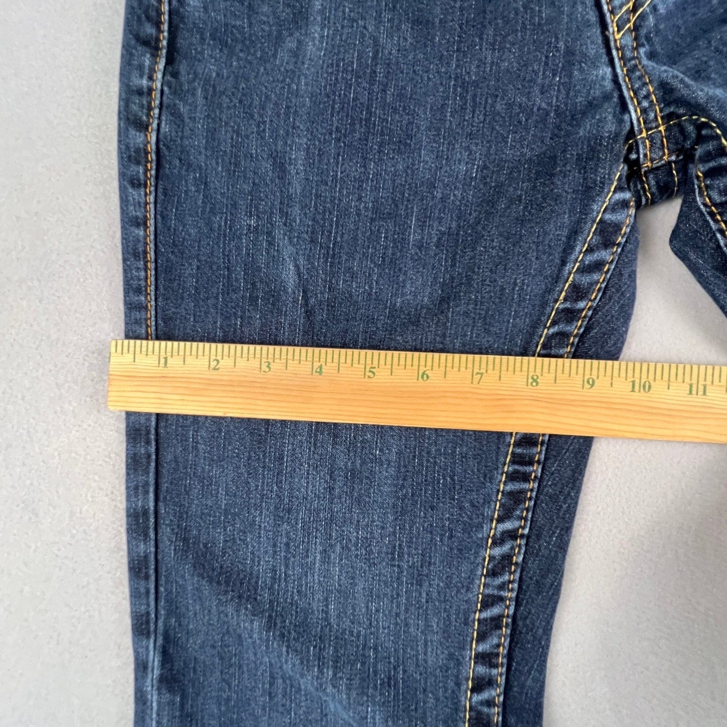 True Religion Skinny Jeans Womens 25 Dark Wash Low Rise Horseshoe Y2K Denim