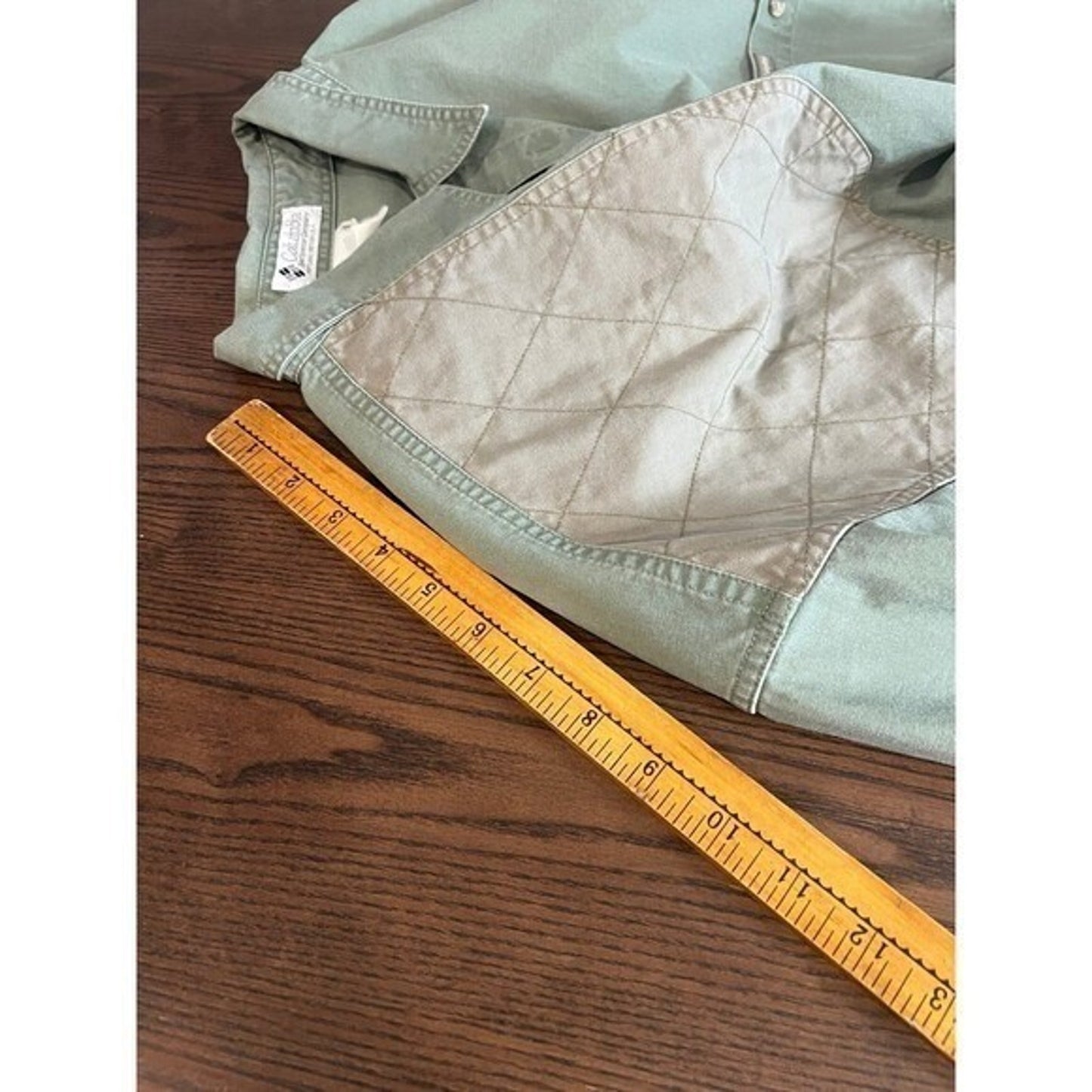 Columbia Hunting Shirt Mens XXL Olive Quilted Shoulder Outdoor Workwear Utility