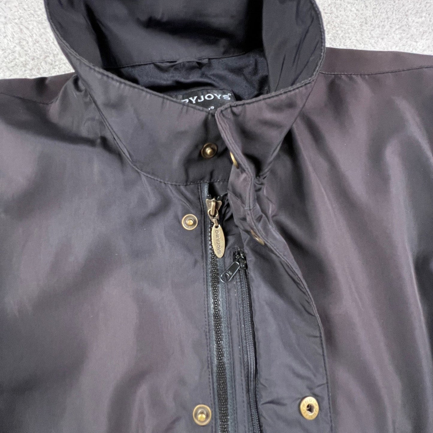 FootJoy DryJoys Mens Medium Black Convertible Golf Jacket Zip Off Sleeves Vest